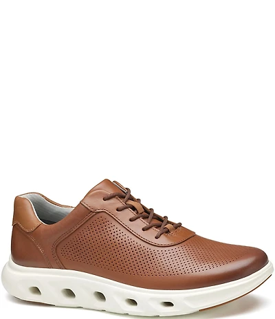 Johnston & Murphy Men's Reactivate Perforated Leather U-Throat Sneakers