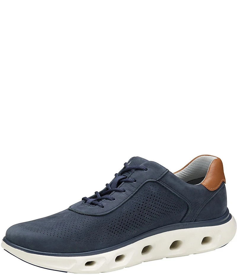 Johnston & Murphy Men's Reactivate Perforated Nubuck U-Throat Lace Up Sneakers
