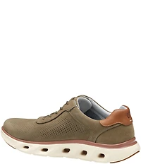 Johnston & Murphy Men's Reactivate Perforated Nubuck U-Throat Lace Up Sneakers