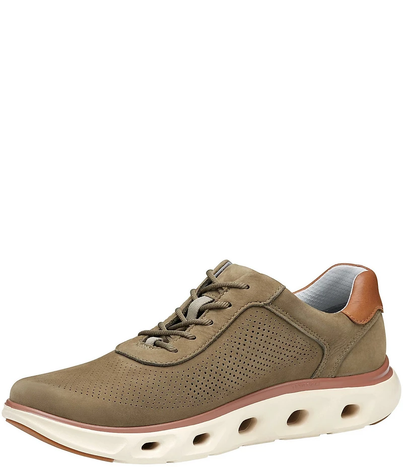 Johnston & Murphy Men's Reactivate Perforated Nubuck U-Throat Lace Up Sneakers