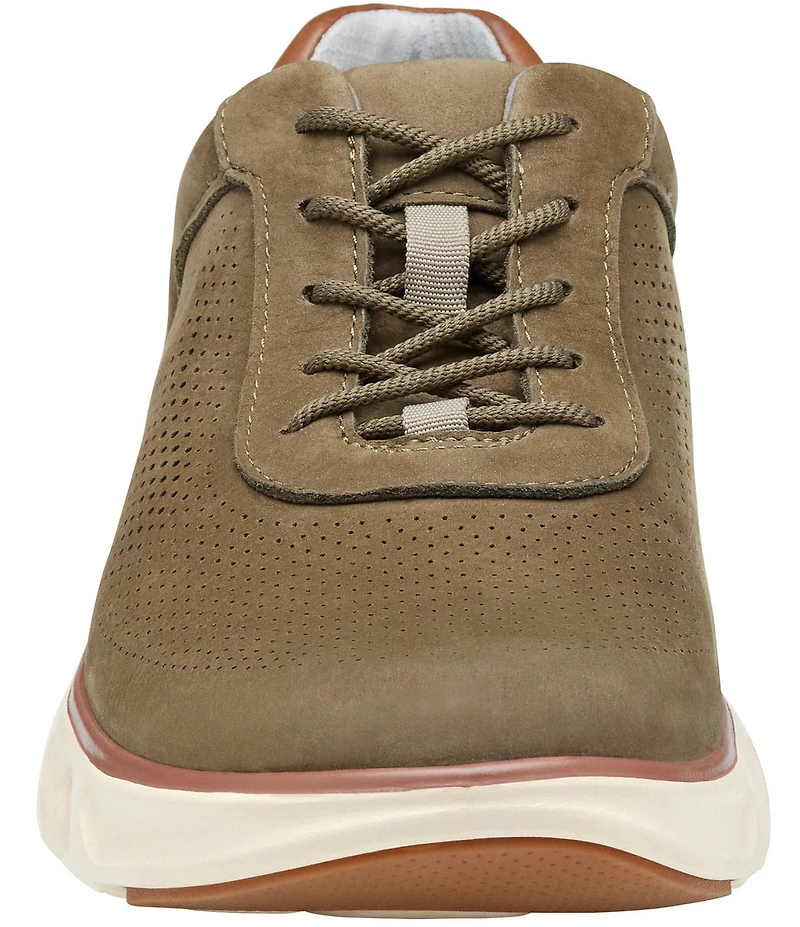 Johnston & Murphy Men's Reactivate Perforated Nubuck U-Throat Lace Up Sneakers