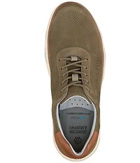 Johnston & Murphy Men's Reactivate Perforated Nubuck U-Throat Lace Up Sneakers