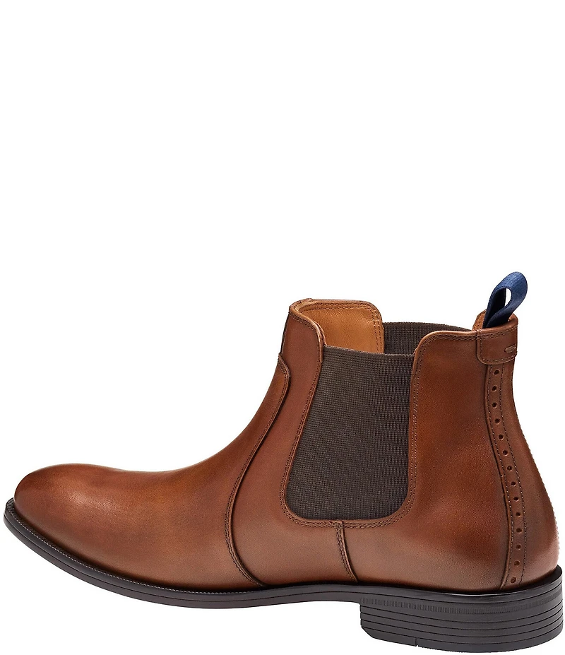 Johnston & Murphy Men's Reeve Leather Chelsea Dress Boots