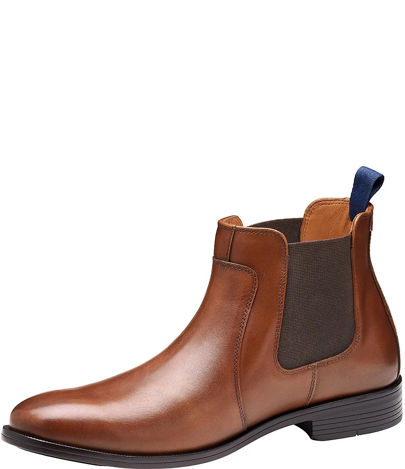 Johnston & Murphy Men's Reeve Leather Chelsea Dress Boots