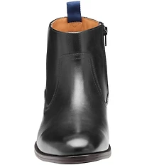 Johnston & Murphy Men's Reeve Leather Chelsea Zip Boots