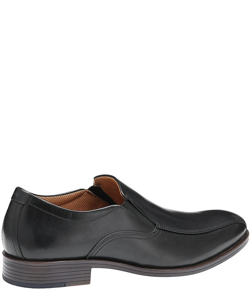 Johnston & Murphy Men's Reeve Leather Bike Toe Venetian Loafers
