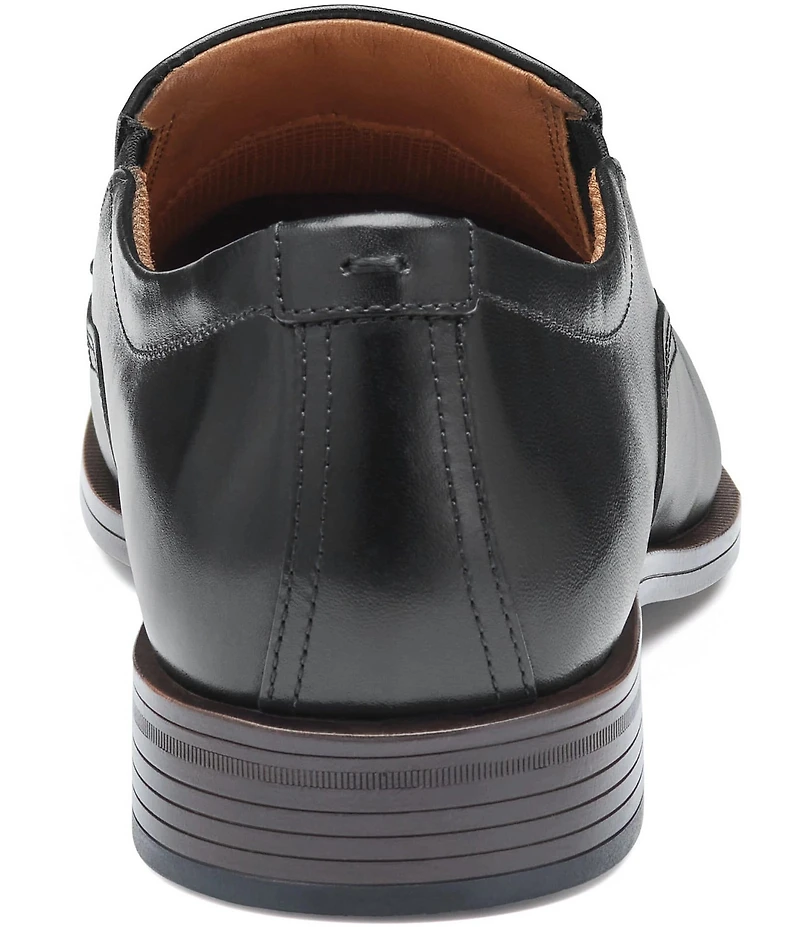Johnston & Murphy Men's Reeve Leather Bike Toe Venetian Loafers