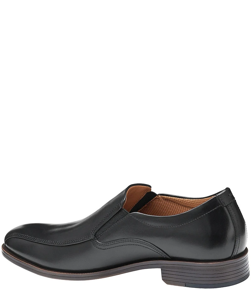 Johnston & Murphy Men's Reeve Leather Bike Toe Venetian Loafers