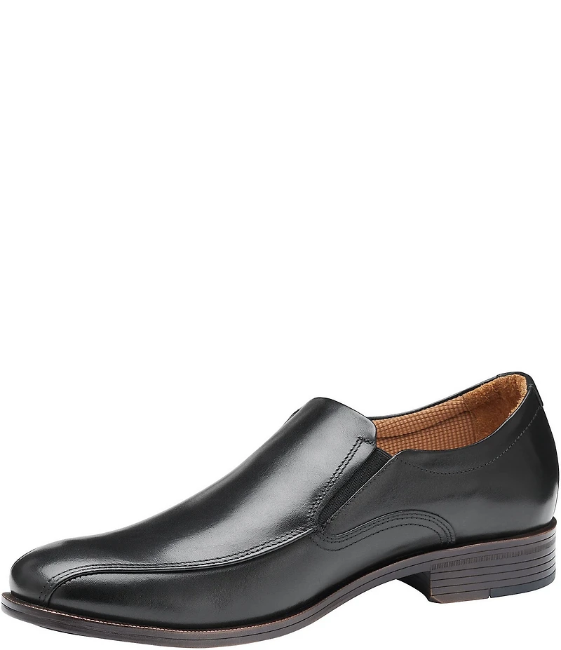 Johnston & Murphy Men's Reeve Leather Bike Toe Venetian Loafers
