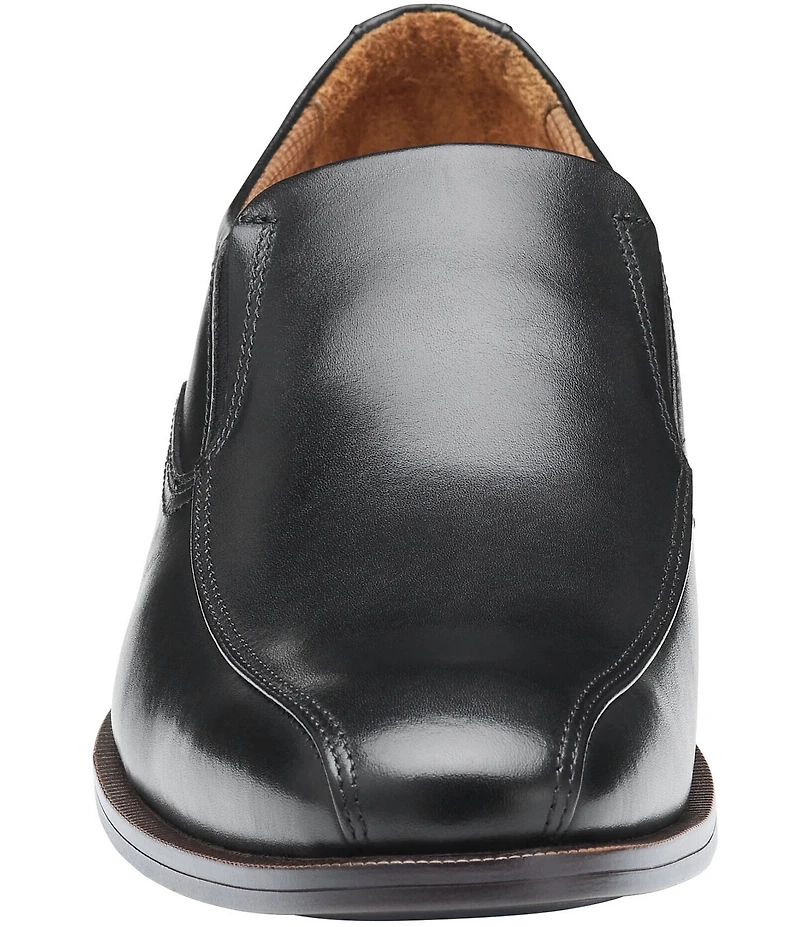 Johnston & Murphy Men's Reeve Leather Bike Toe Venetian Loafers