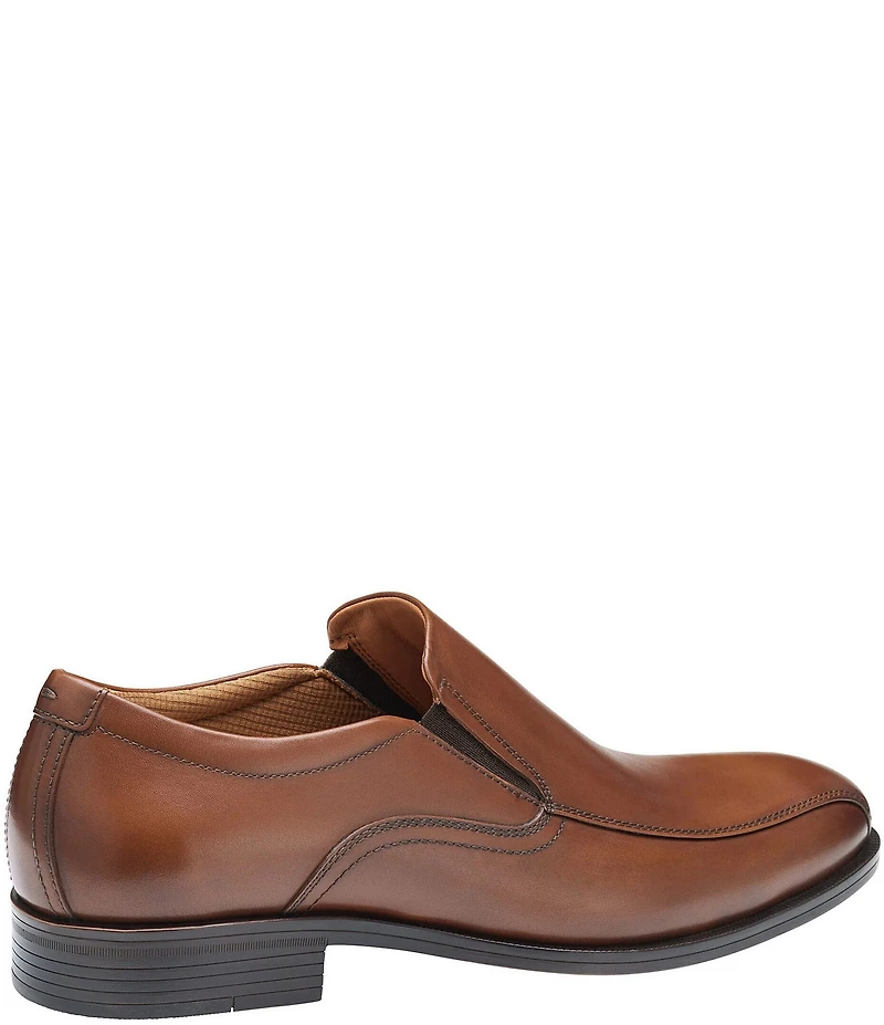 Johnston & Murphy Men's Reeve Leather Bike Toe Venetian Loafers