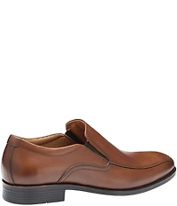 Johnston & Murphy Men's Reeve Leather Bike Toe Venetian Loafers