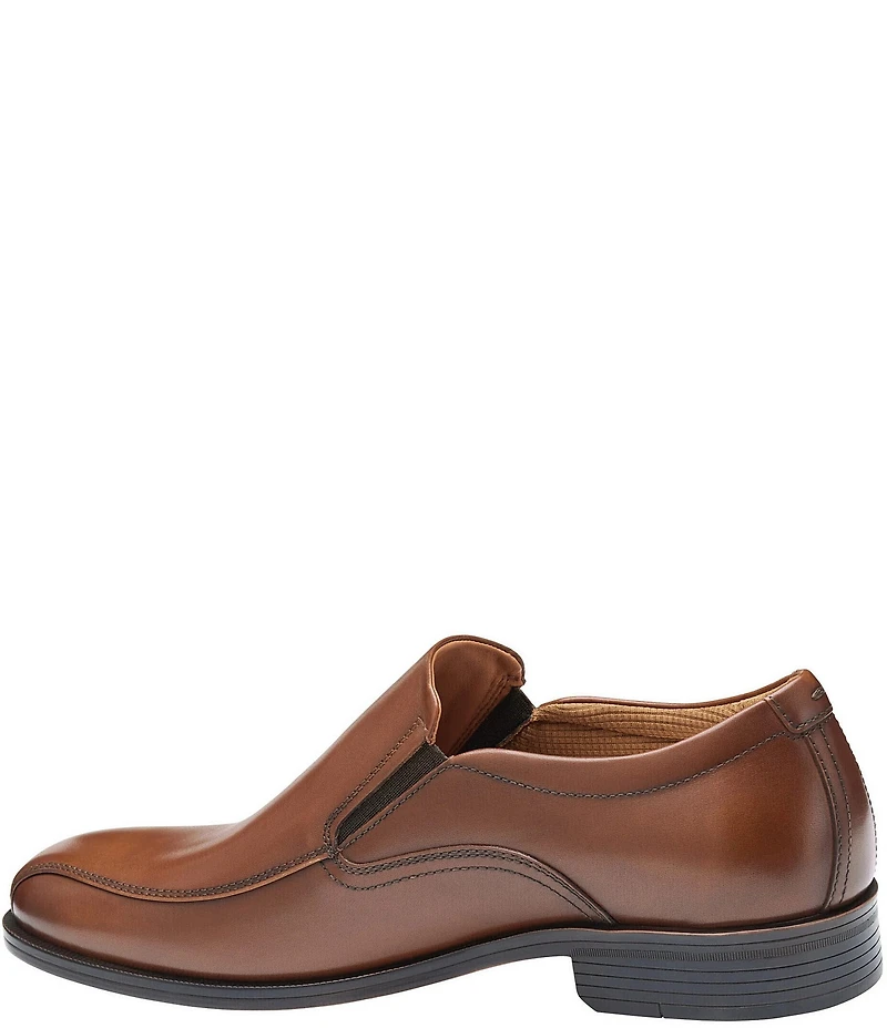 Johnston & Murphy Men's Reeve Leather Bike Toe Venetian Loafers