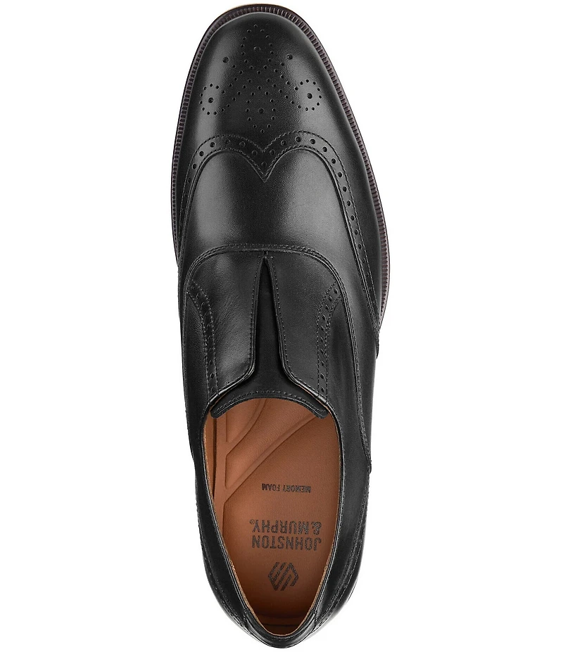 Johnston & Murphy Men's Reeve Wingtip Slip-On