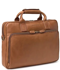 Johnston & Murphy Men's Rhodes Leather Briefcase