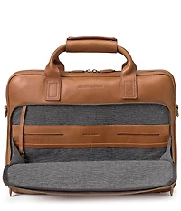 Johnston & Murphy Men's Rhodes Leather Briefcase