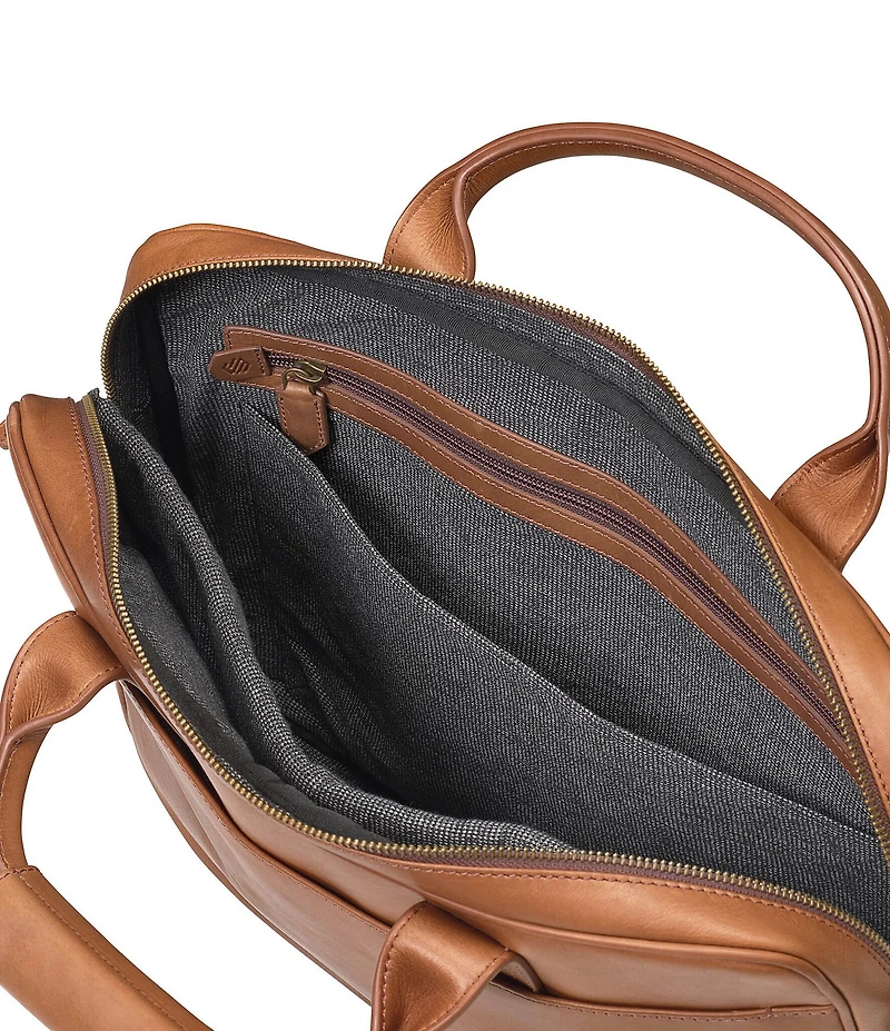 Johnston & Murphy Men's Rhodes Leather Briefcase