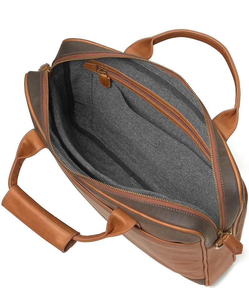 Johnston & Murphy Men's Rhodes Cotton Briefcase