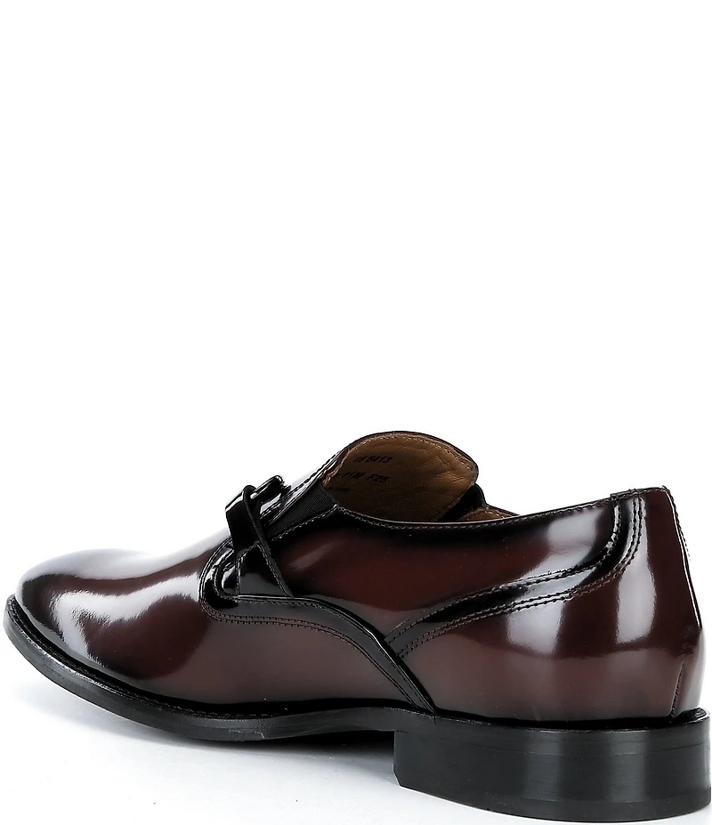 Johnston & Murphy Men's Richland Leather Bit Buckle Loafers