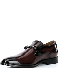 Johnston & Murphy Men's Richland Leather Bit Buckle Loafers