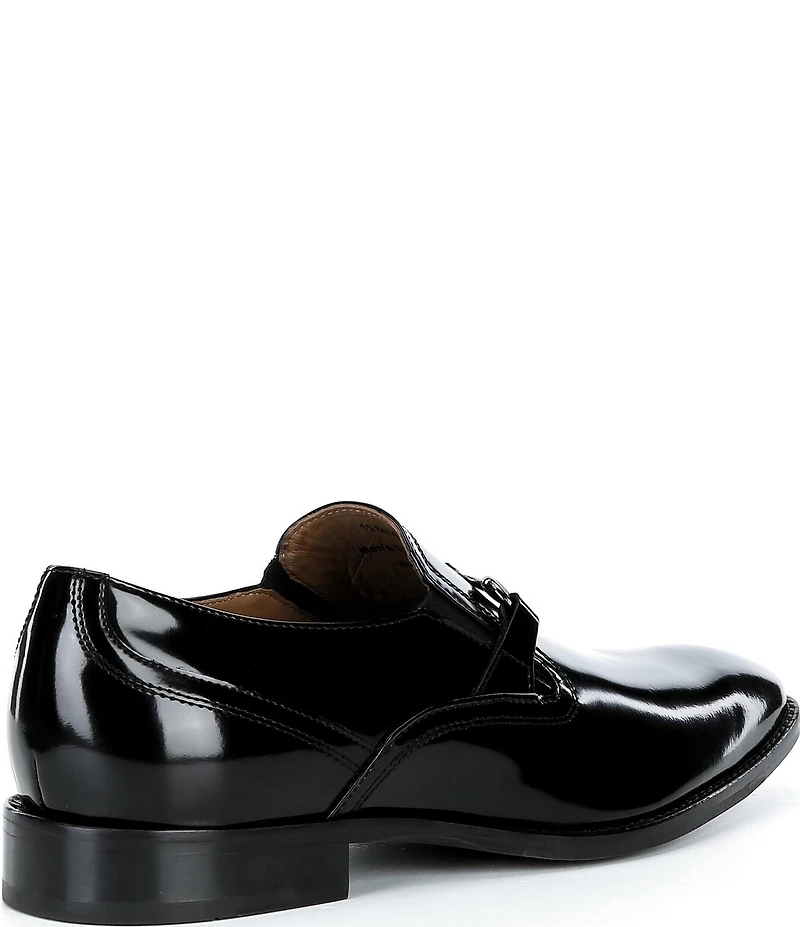 Johnston & Murphy Men's Richland Leather Bit Buckle Loafers