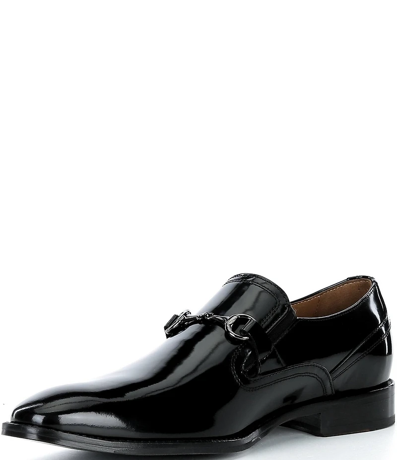 Johnston & Murphy Men's Richland Leather Bit Buckle Loafers
