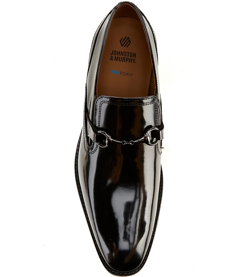 Johnston & Murphy Men's Richland Leather Bit Buckle Loafers