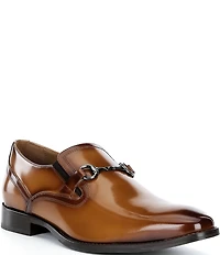Johnston & Murphy Men's Richland Leather Bit Buckle Loafers
