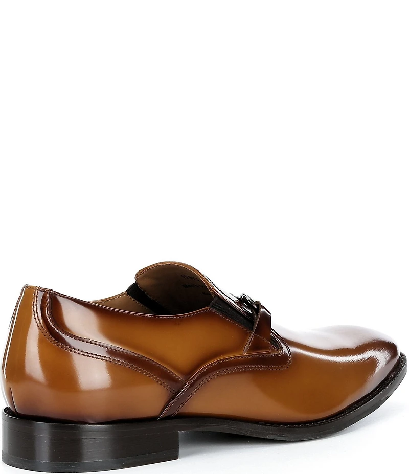 Johnston & Murphy Men's Richland Leather Bit Buckle Loafers