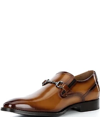 Johnston & Murphy Men's Richland Leather Bit Buckle Loafers