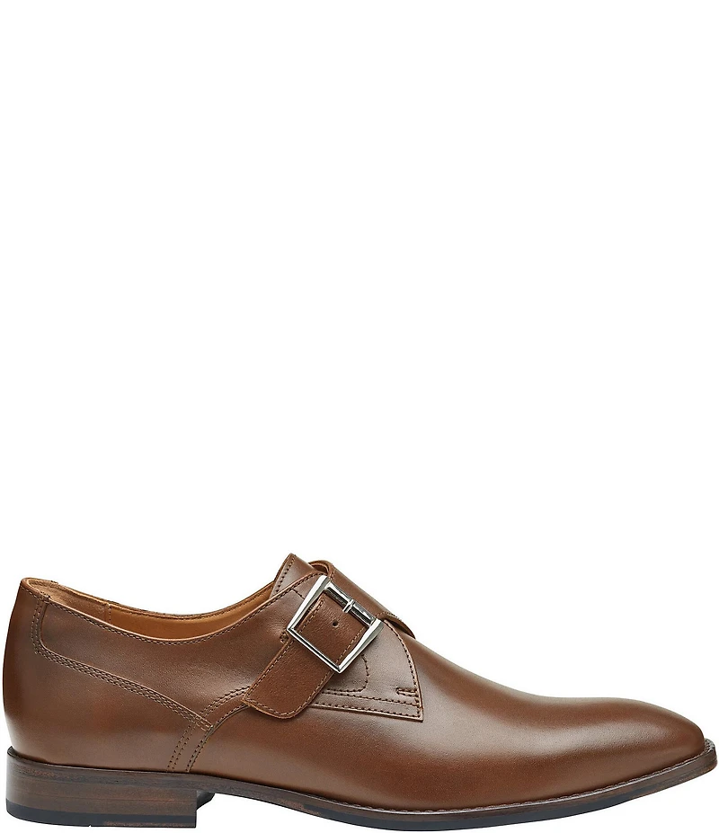 Johnston & Murphy Men's Richland Leather Monk Strap Oxfords