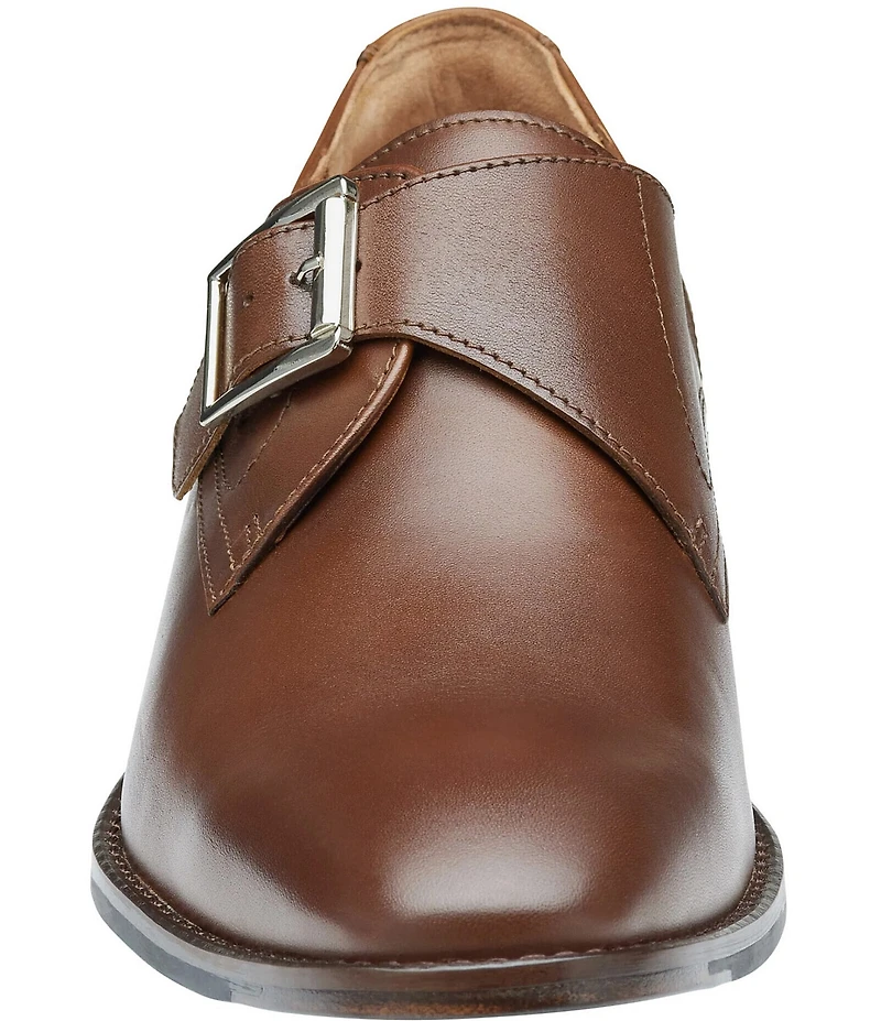 Johnston & Murphy Men's Richland Leather Monk Strap Oxfords