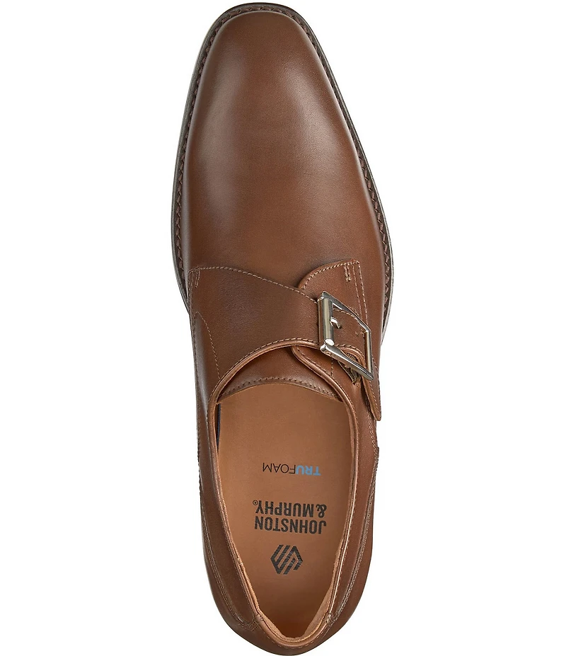 Johnston & Murphy Men's Richland Leather Monk Strap Oxfords