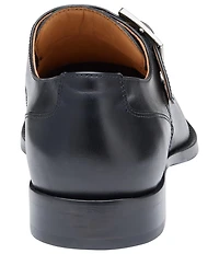 Johnston & Murphy Men's Richland Leather Monk Strap Oxfords
