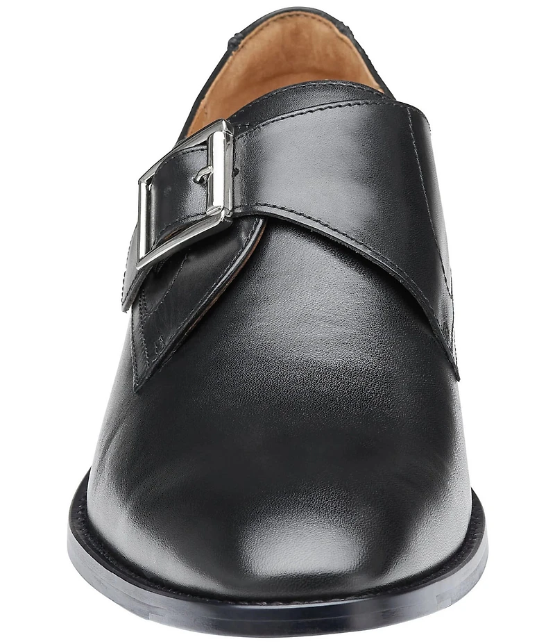Johnston & Murphy Men's Richland Leather Monk Strap Oxfords