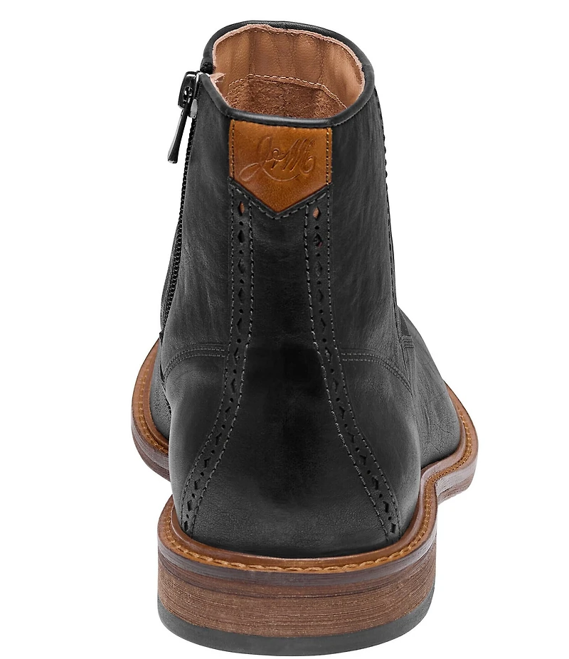 Johnston & Murphy Men's Ripley Leather Zip Boots