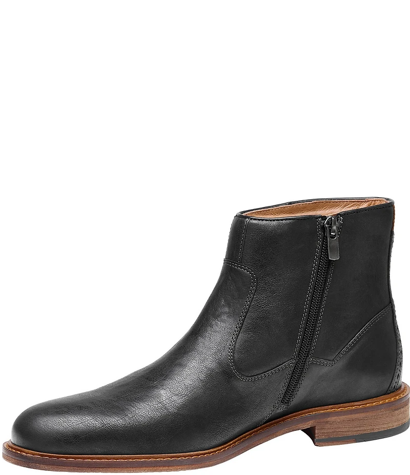 Johnston & Murphy Men's Ripley Leather Zip Boots