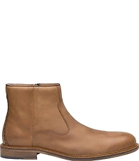 Johnston & Murphy Men's Ripley Oiled Leather Inside Zip Boots