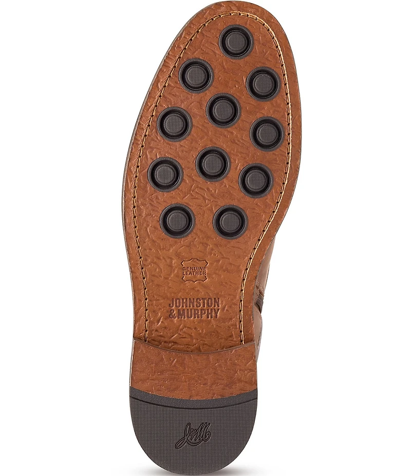 Johnston & Murphy Men's Ripley Oiled Leather Inside Zip Boots