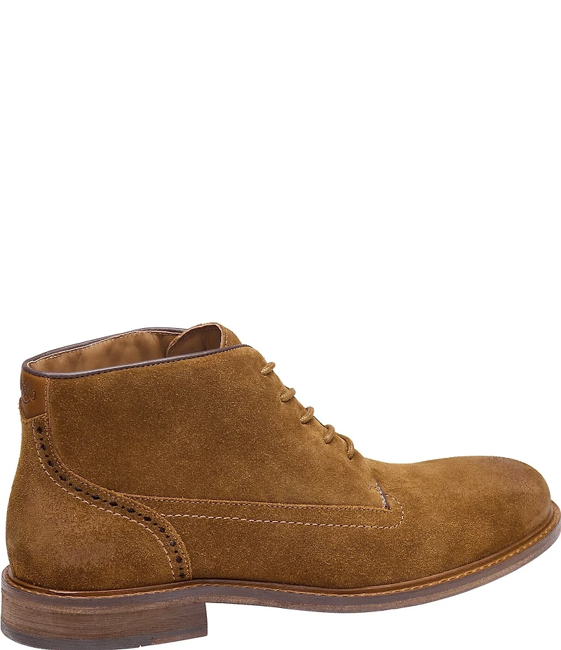 Johnston & Murphy Mens Ripley Suede Chukka Boot