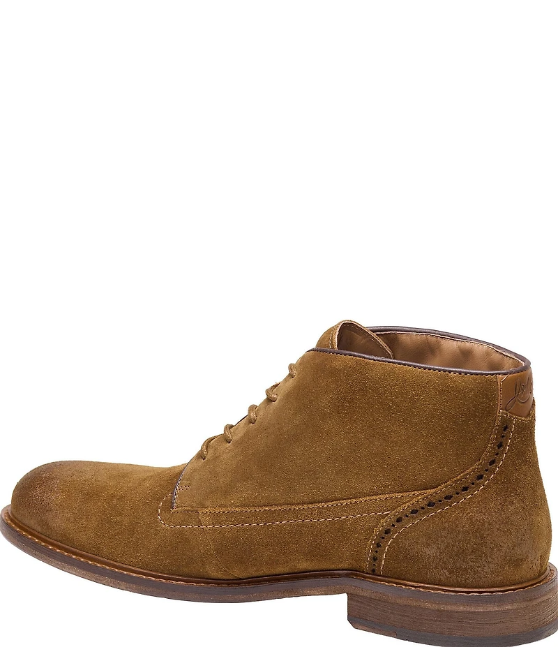 Johnston & Murphy Mens Ripley Suede Chukka Boot