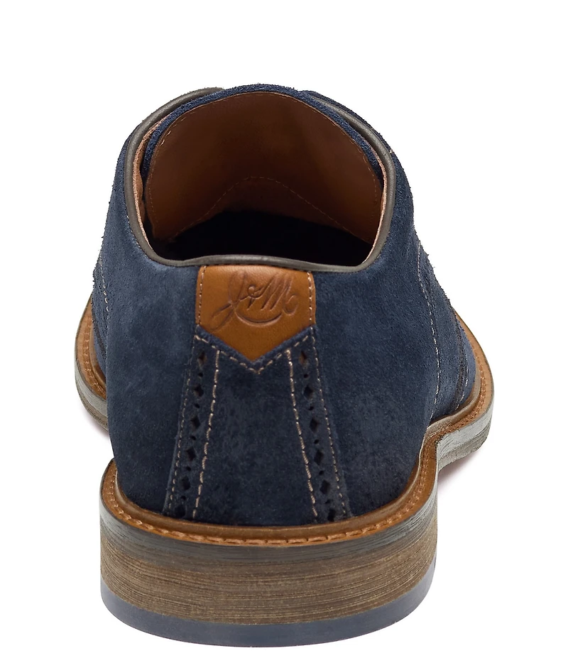 Johnston & Murphy Men's Ripley Suede Wingtip Oxfords