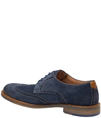 Johnston & Murphy Men's Ripley Suede Wingtip Oxfords