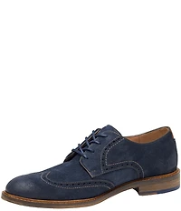 Johnston & Murphy Men's Ripley Suede Wingtip Oxfords