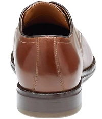 Johnston & Murphy Men's Sullivan Leather Plain Toe Lace Up Oxfords