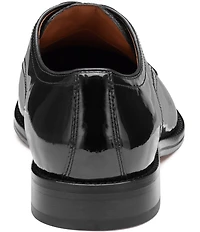 Johnston & Murphy Men's Sullivan Plain Toe Patent Leather Oxfords