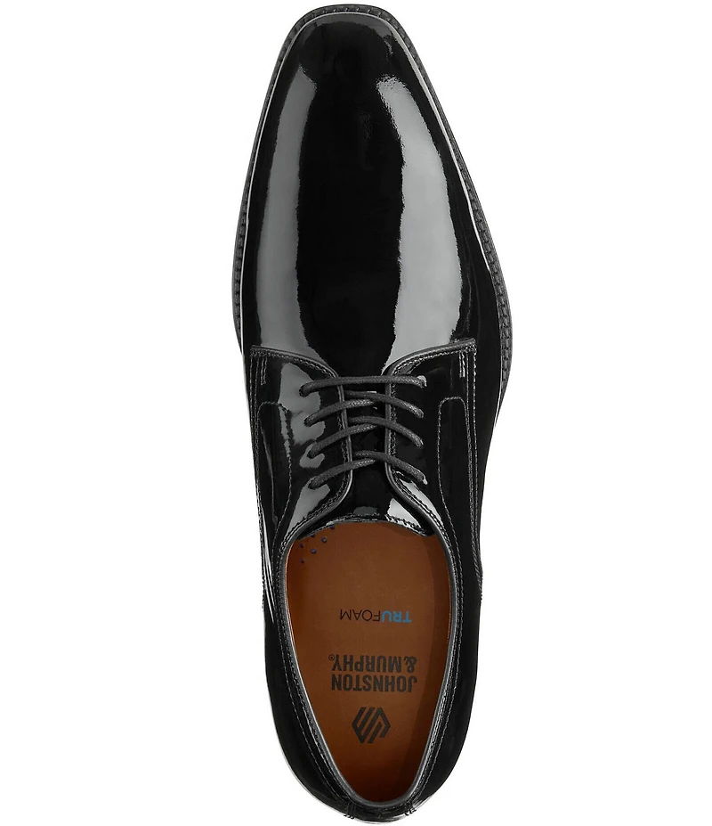 Johnston & Murphy Men's Sullivan Plain Toe Patent Leather Oxfords