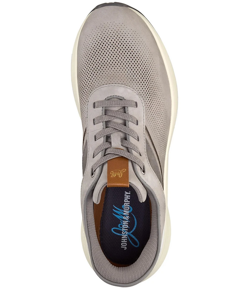Johnston & Murphy Men's Surge Embossed Nubuck U-Throat Sneakers