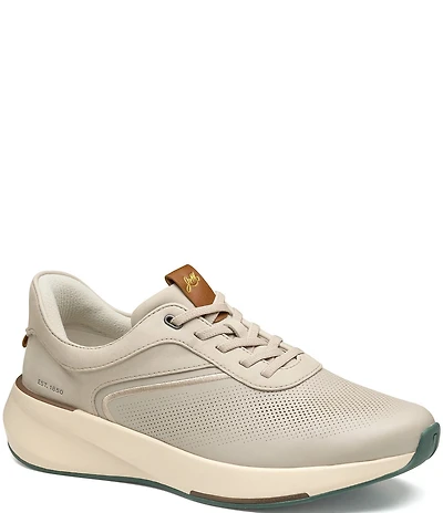 Johnston & Murphy Men's Surge Embossed Full Grain Leather and Nubuck U-Throat Sneakers