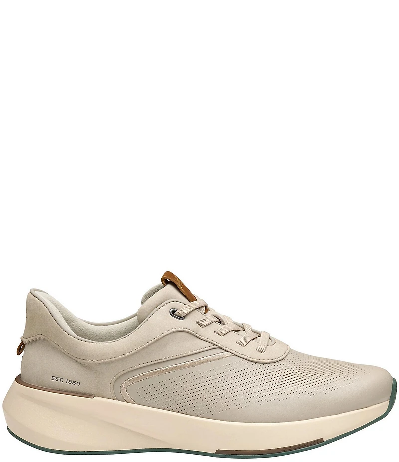 Johnston & Murphy Men's Surge Embossed Full Grain Leather and Nubuck U-Throat Sneakers